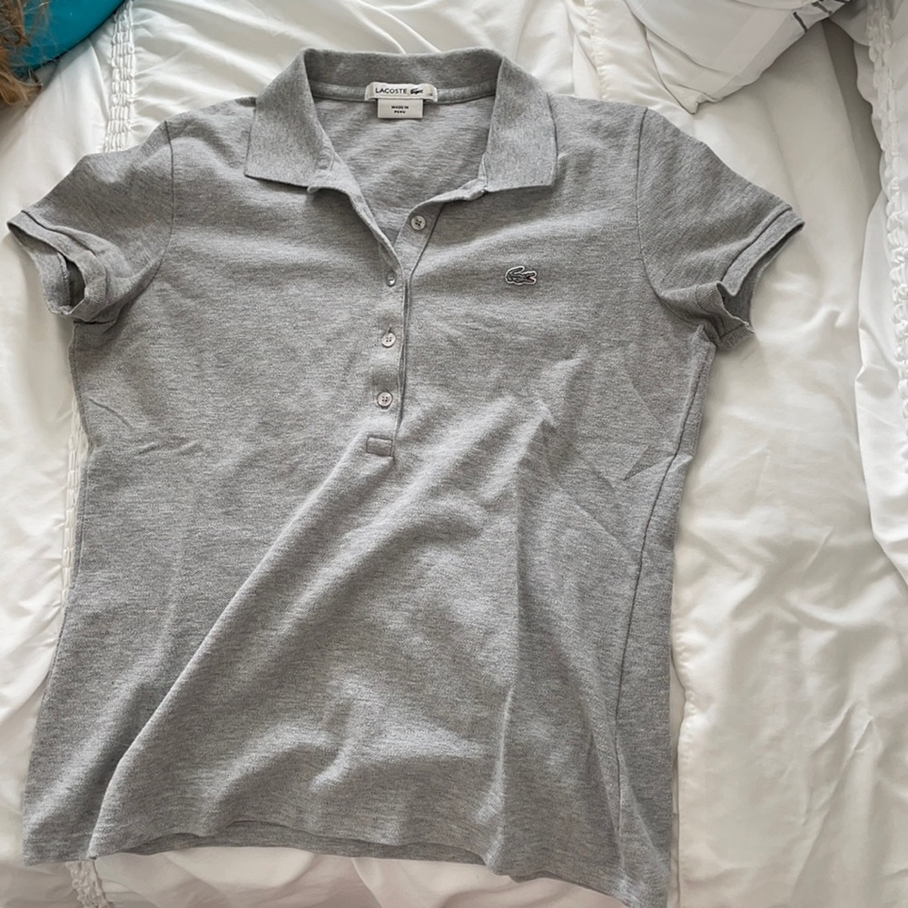 Lacoste grey polo